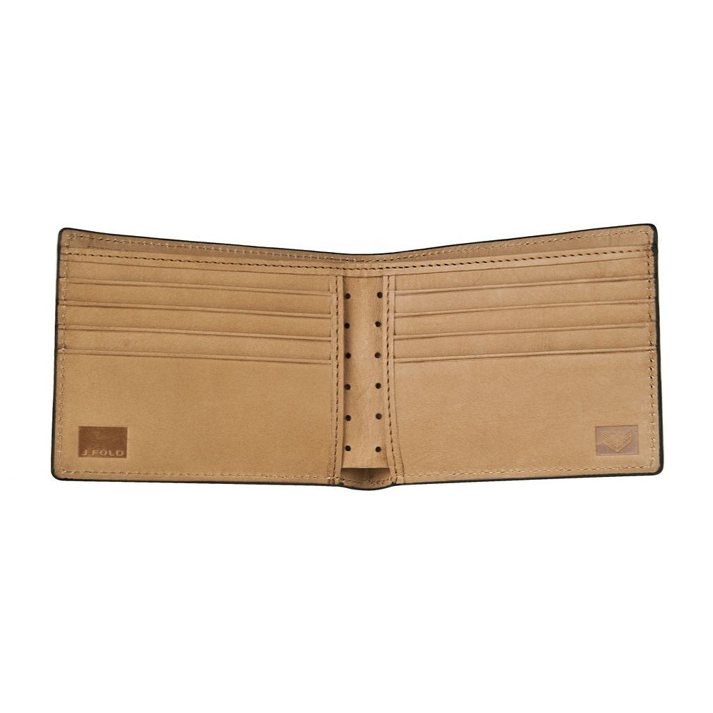 J.FOLD Leather Wallet Havana - Ivory